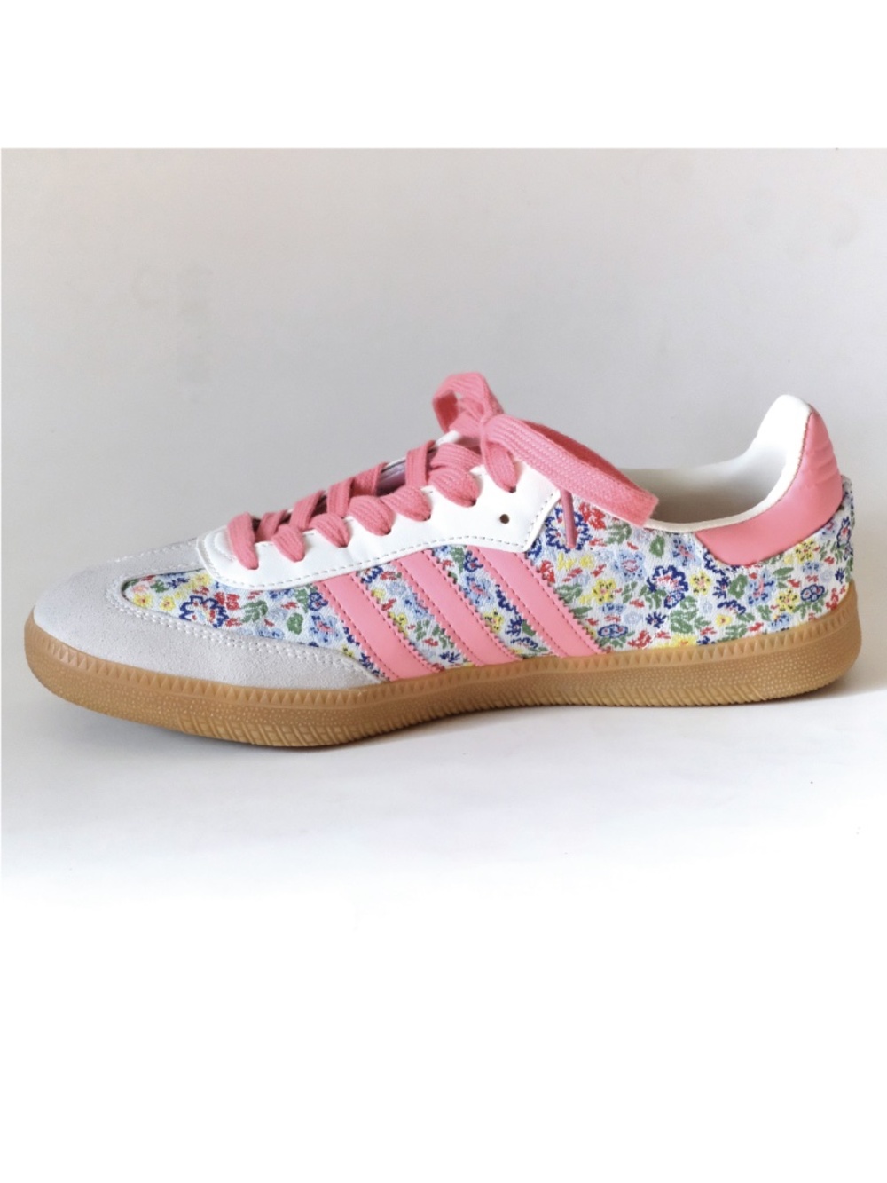 Share NWOT adidas Liberty London x Samba OG J Floral Embroidery JI0280, Size 9 W - Picture 6 of 11